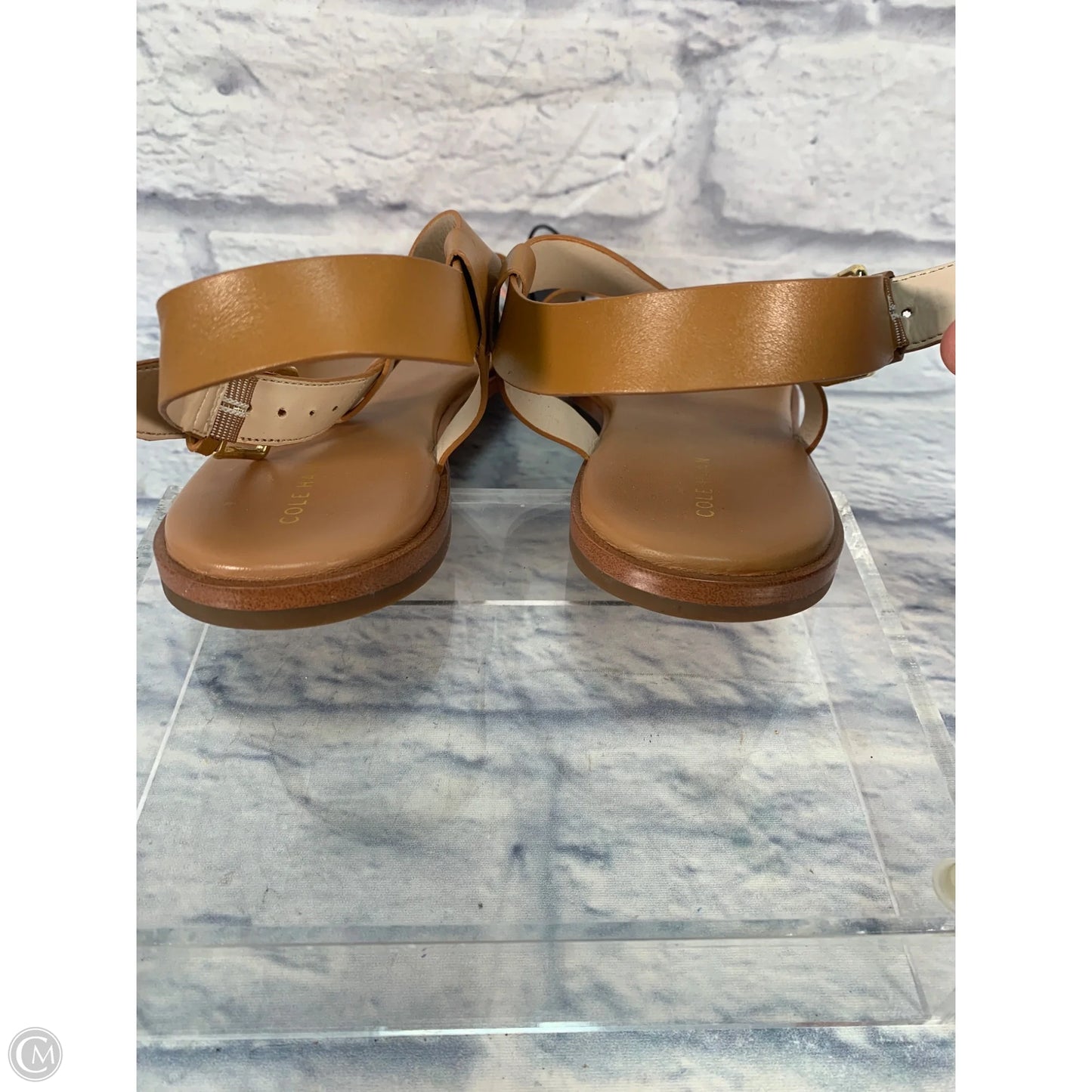 Sandals Flats By Cole-haan In Brown & Pink, Size: 11