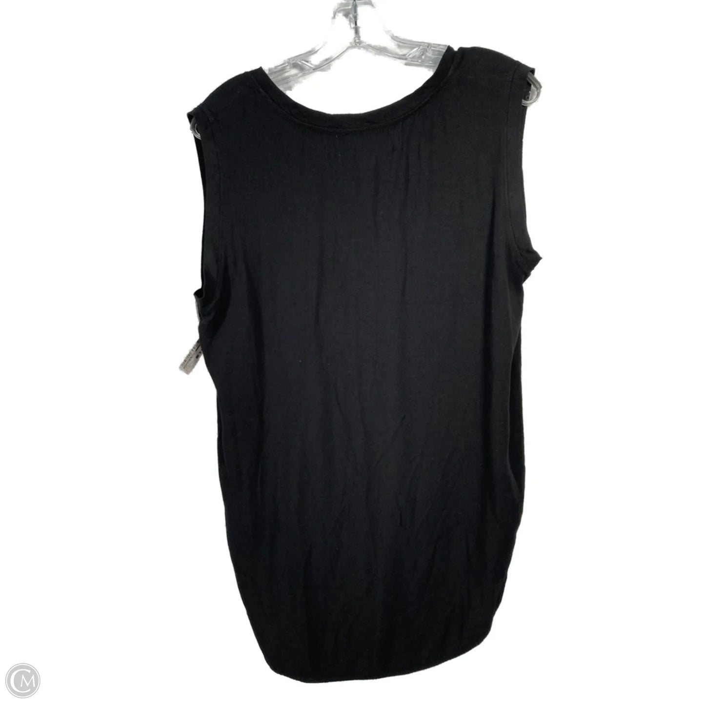 Top Sleeveless By Cloth & Stone In Black, Size: L