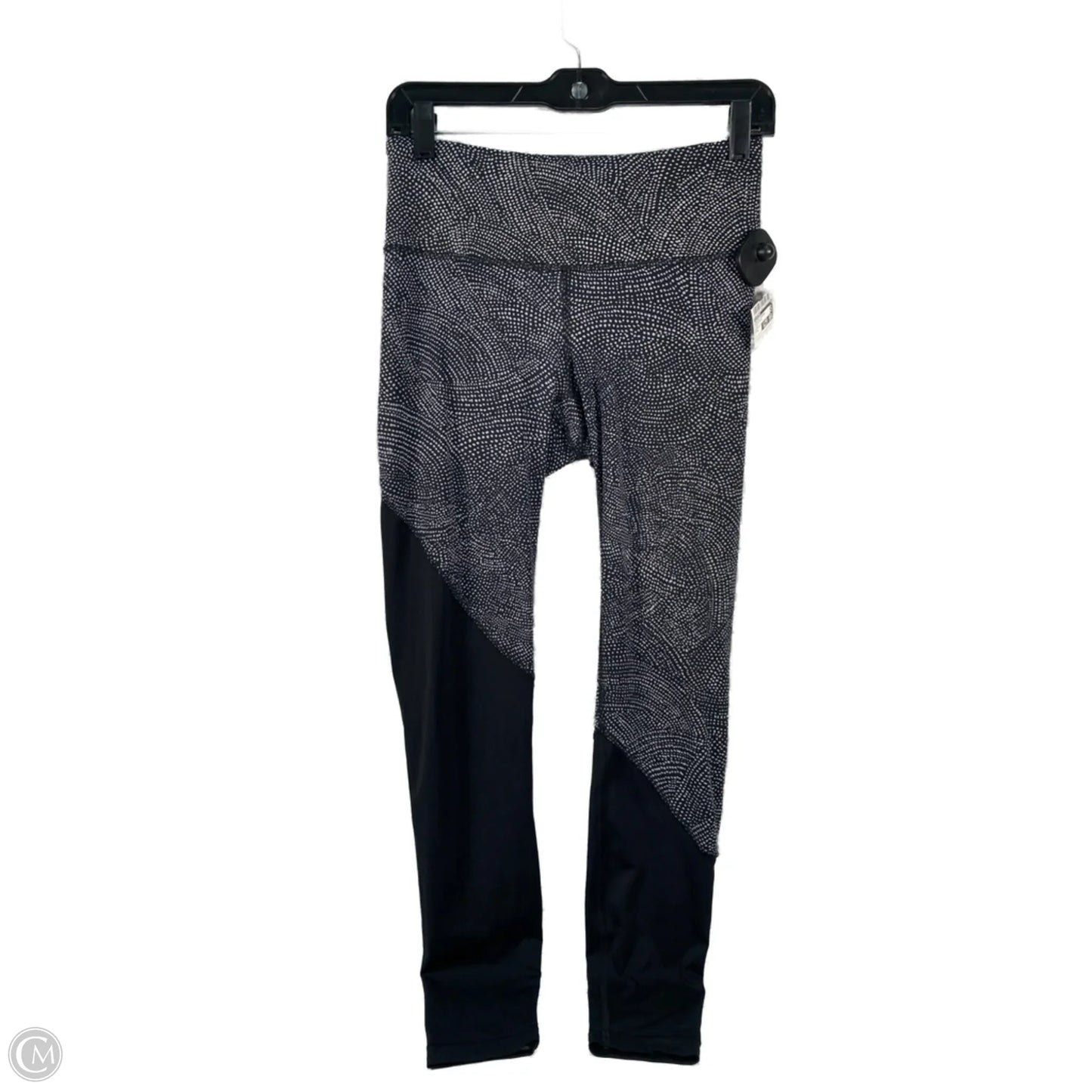 Athletic Leggings By Lululemon In Black & White, Size: S