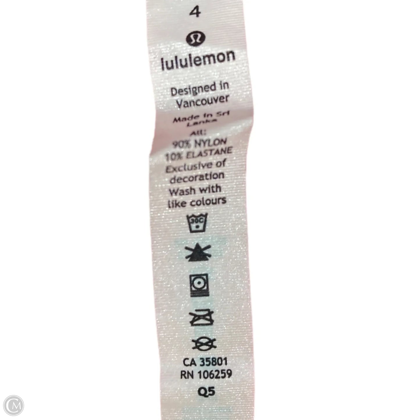 Athletic Leggings By Lululemon In Pink & Red, Size: S