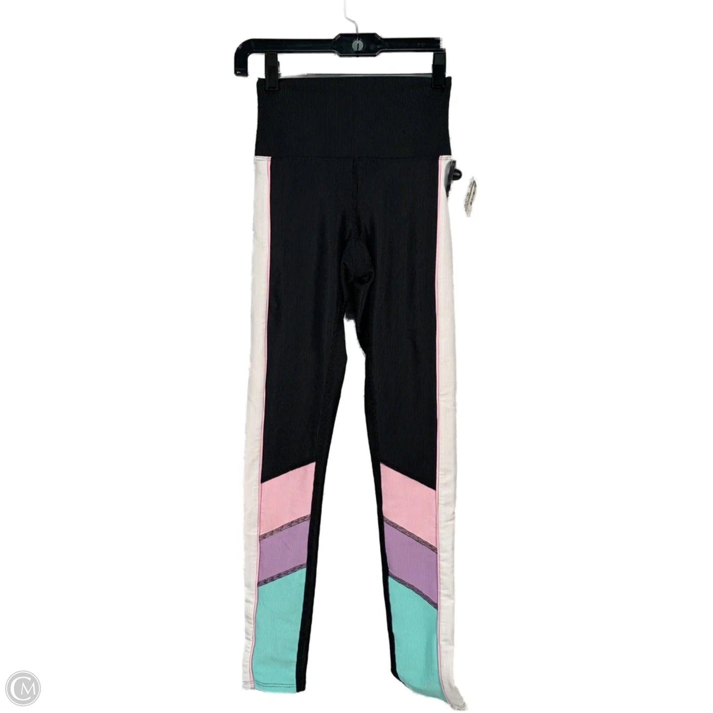 Athletic Pants 2pc By Beach Riot In Black & Pink, Size: Xs
