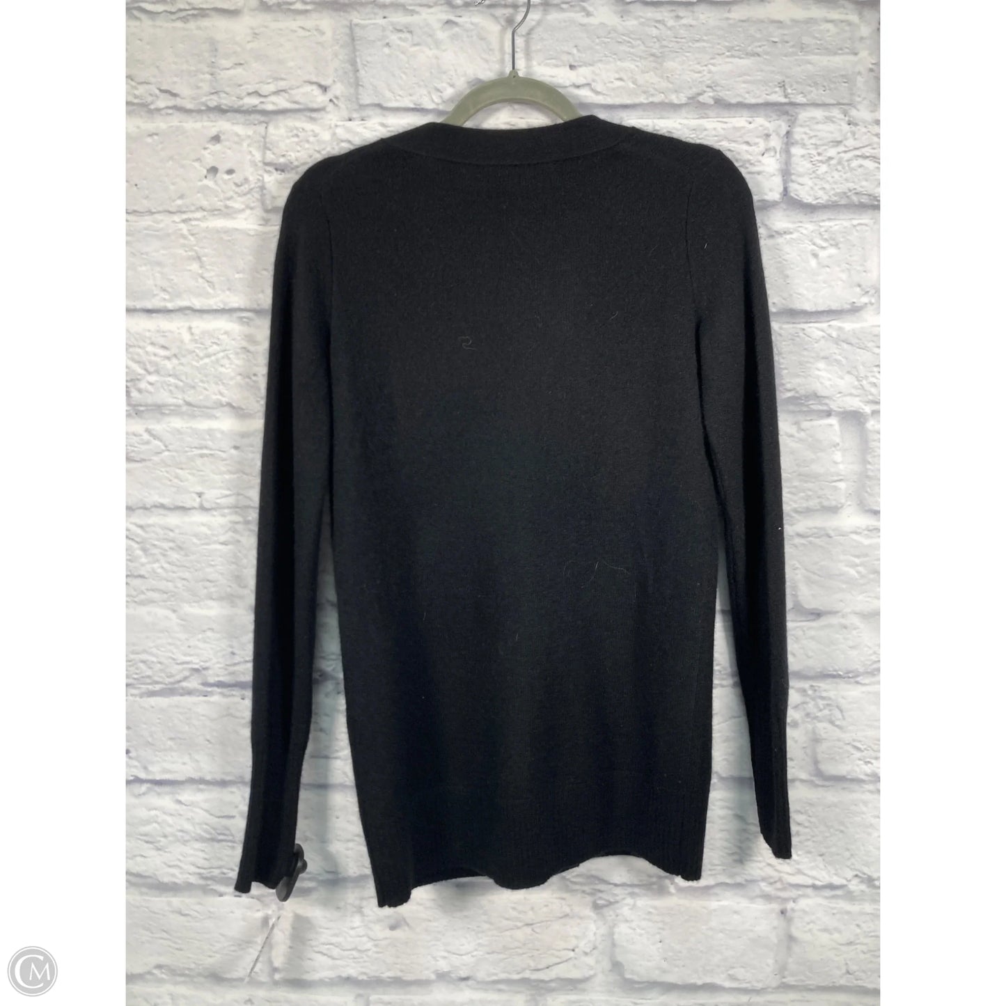 Sweater Cardigan Cashmere By Bloomingdales In Black, Size: Xs