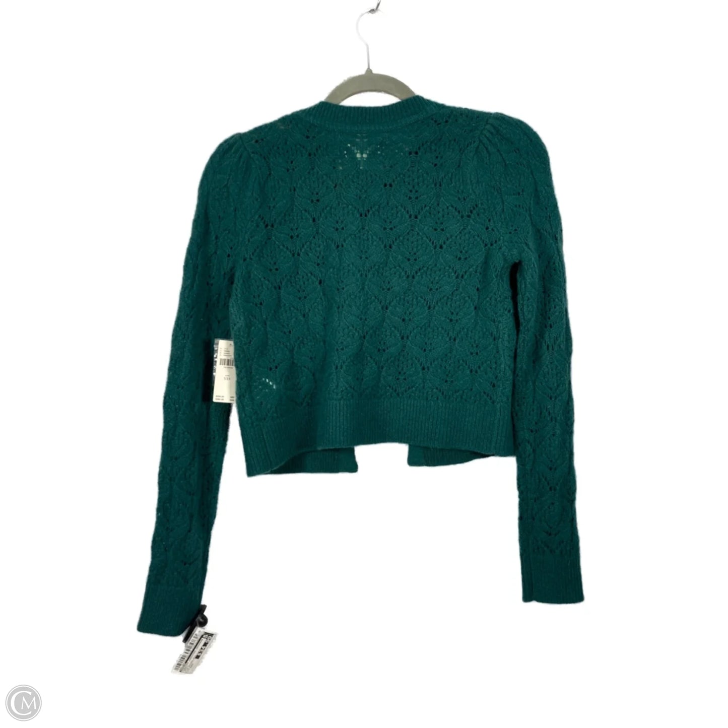 Sweater Cardigan Cashmere By Maeve In Green, Size: Xxs