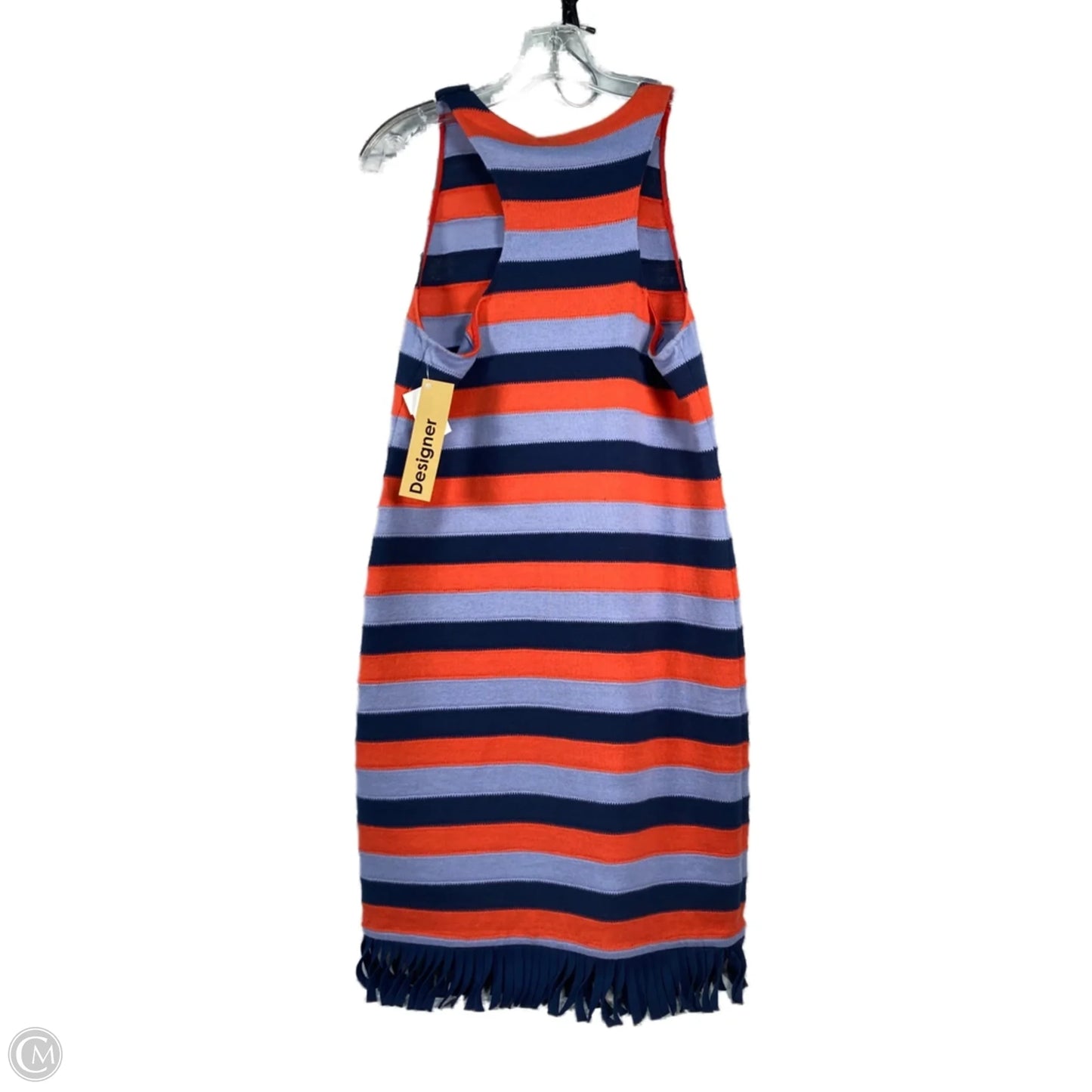 Dress Designer By Tory Burch In Blue & Orange, Size: S