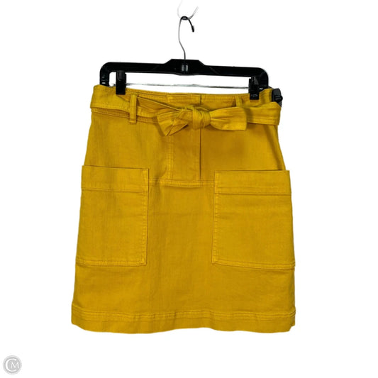 Skirt Designer By Tory Burch In Yellow, Size: 4
