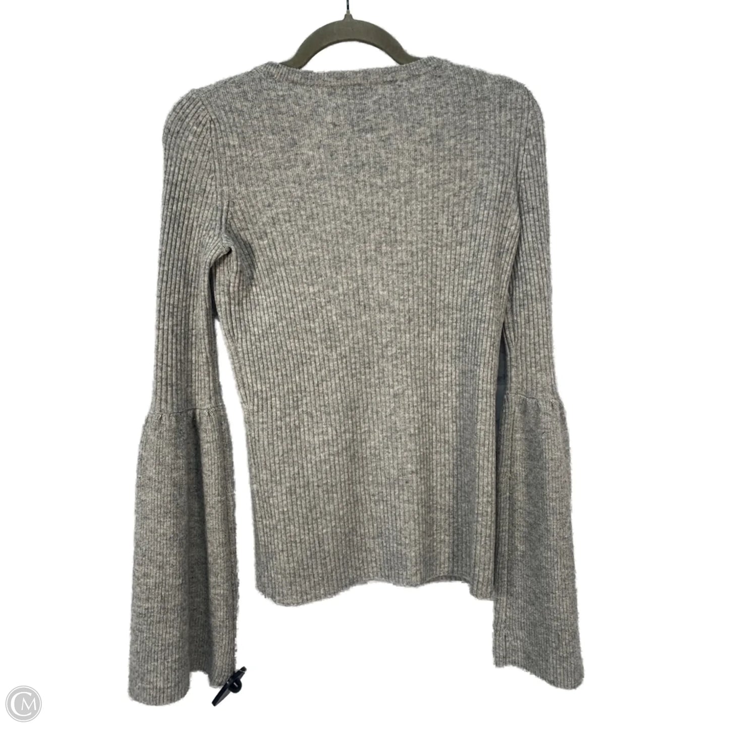 Sweater Cashmere By Clothes Mentor In Grey, Size: S