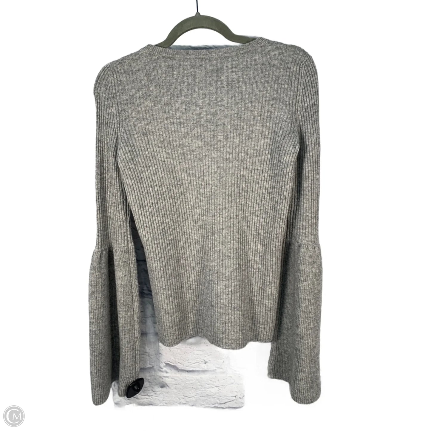 Sweater Cashmere By Clothes Mentor In Grey, Size: S