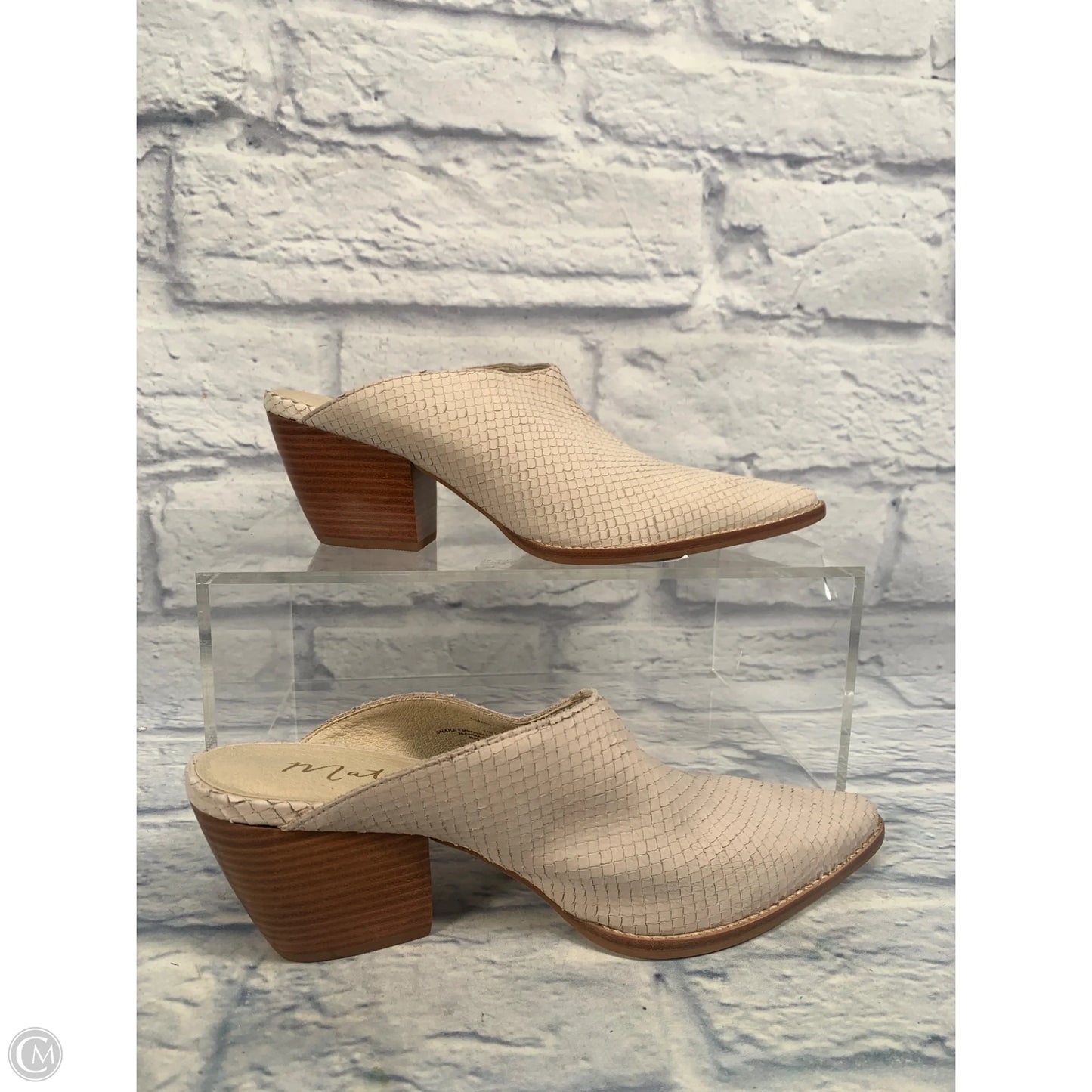 Shoes Heels Block By Matisse In Cream, Size: 10