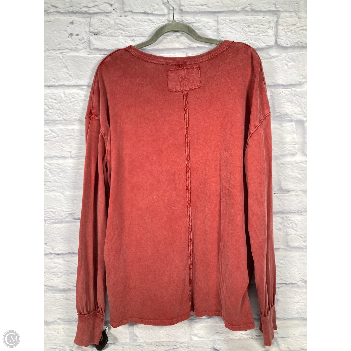 Top Long Sleeve By We The Free In Red, Size: M
