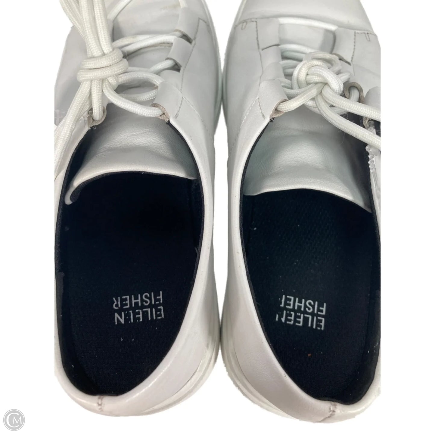 Shoes Sneakers By Eileen Fisher In White, Size: 6.5