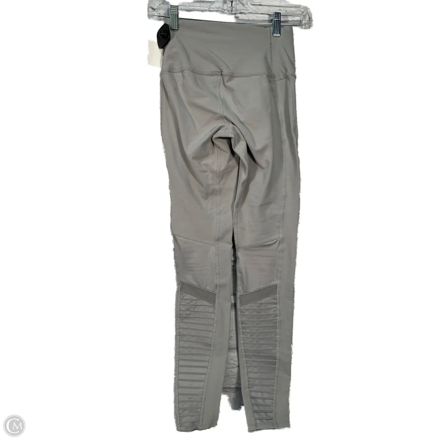 Athletic Leggings By Alo In Grey, Size: Xs