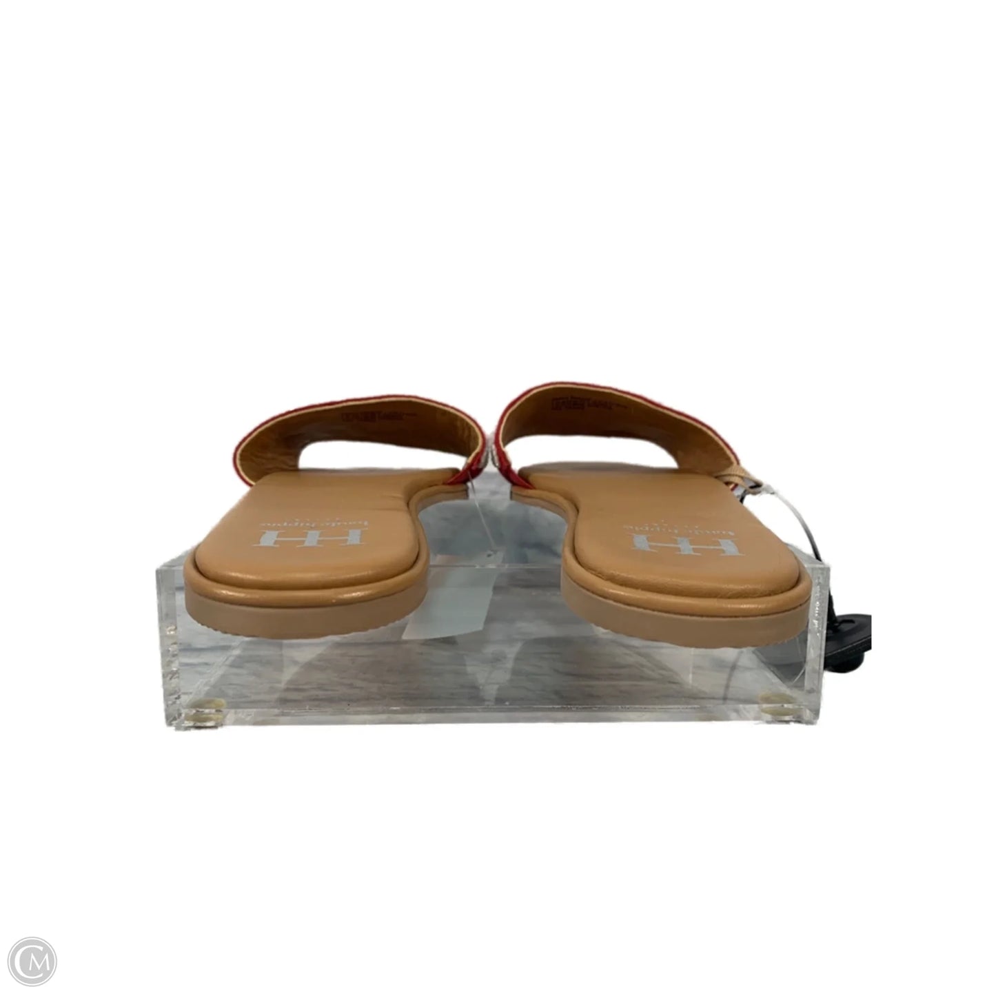 Sandals Flats By Haute Hippie In Red & White, Size: 10