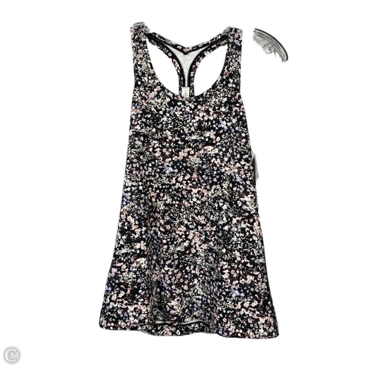 Athletic Tank Top By Lululemon In Black & Purple, Size: M