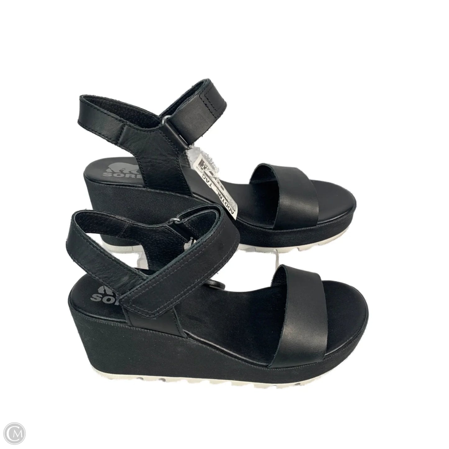 Sandals Heels Platform By Sorel In Black, Size: 8