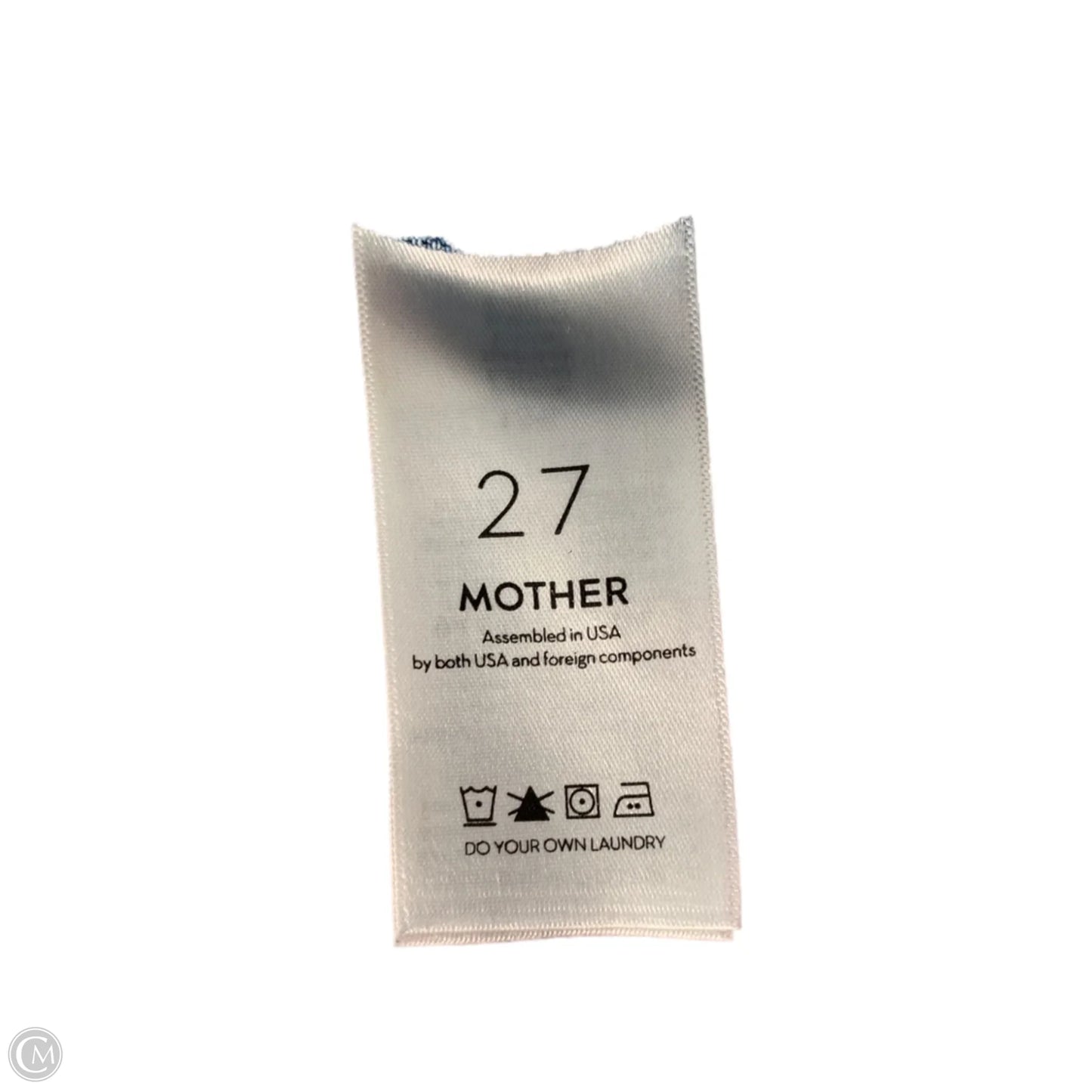 Jeans Boot Cut By Mother In Blue, Size: 4