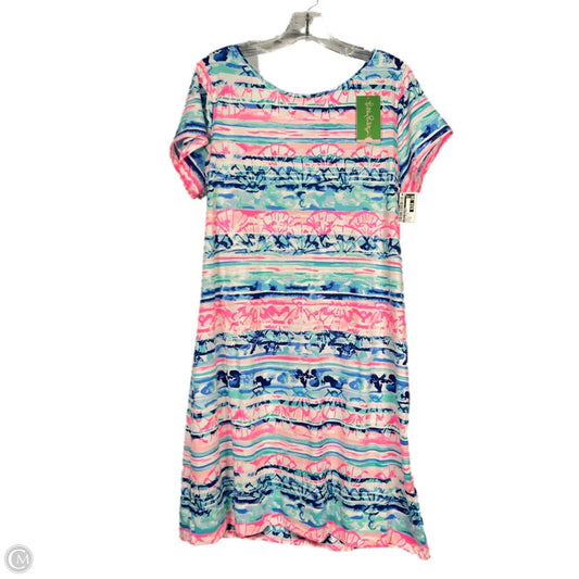 Dress Designer By Lilly Pulitzer In Blue & Pink, Size: Xl