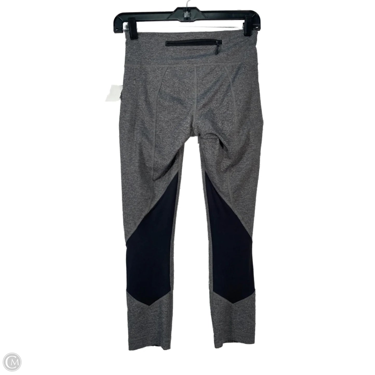 Athletic Pants By Lululemon In Black & Grey, Size: S