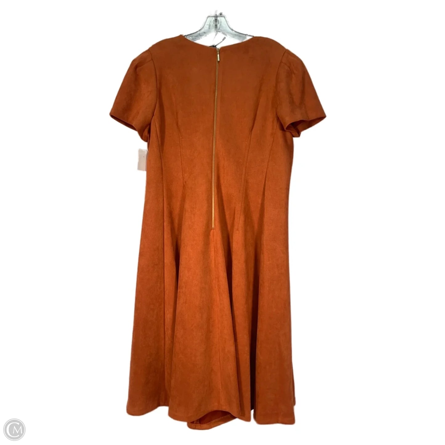 Dress Party Midi By Calvin Klein In Orange, Size: L