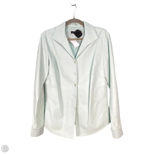 Jacket Designer By Lafayette 148 In Green, Size: S