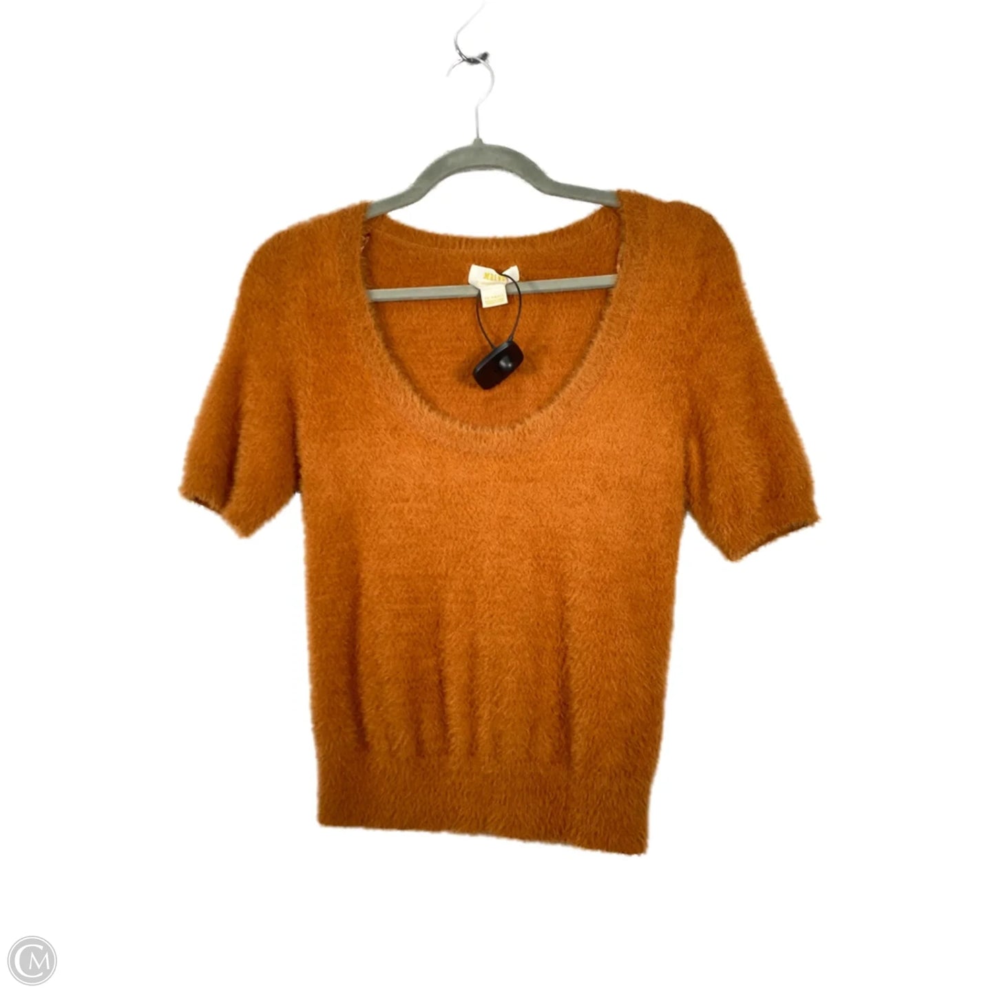 Sweater Short Sleeve By Maeve In Tan, Size: Xxs