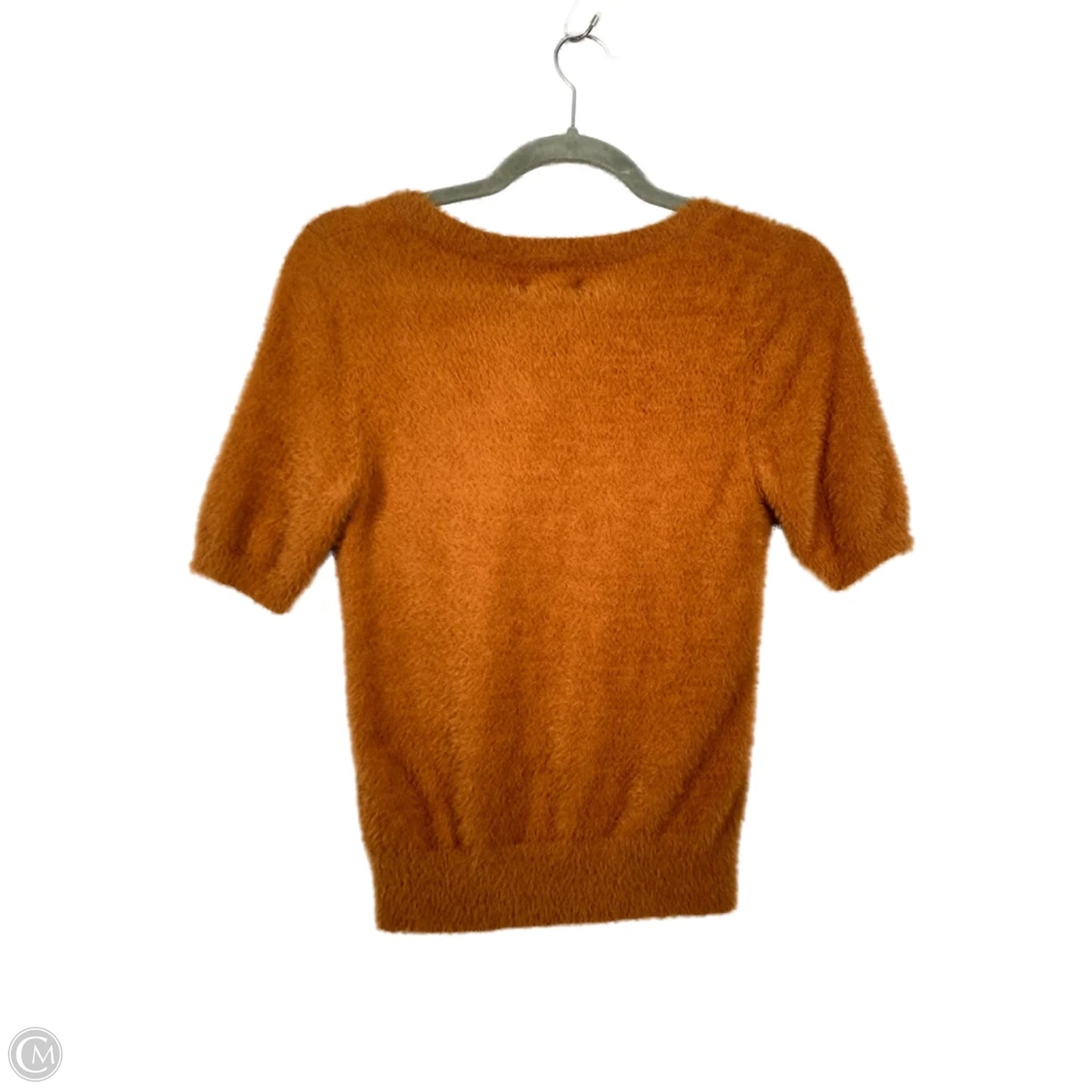 Sweater Short Sleeve By Maeve In Tan, Size: Xxs