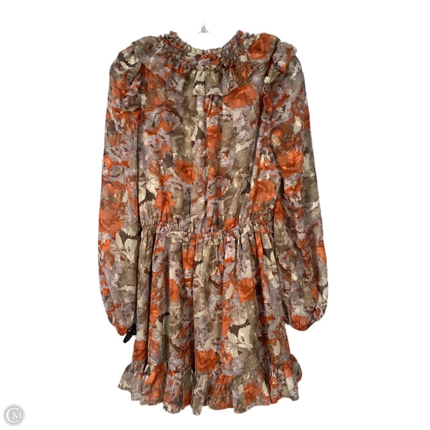 Dress Party Short By Current Air In Orange & Purple, Size: S