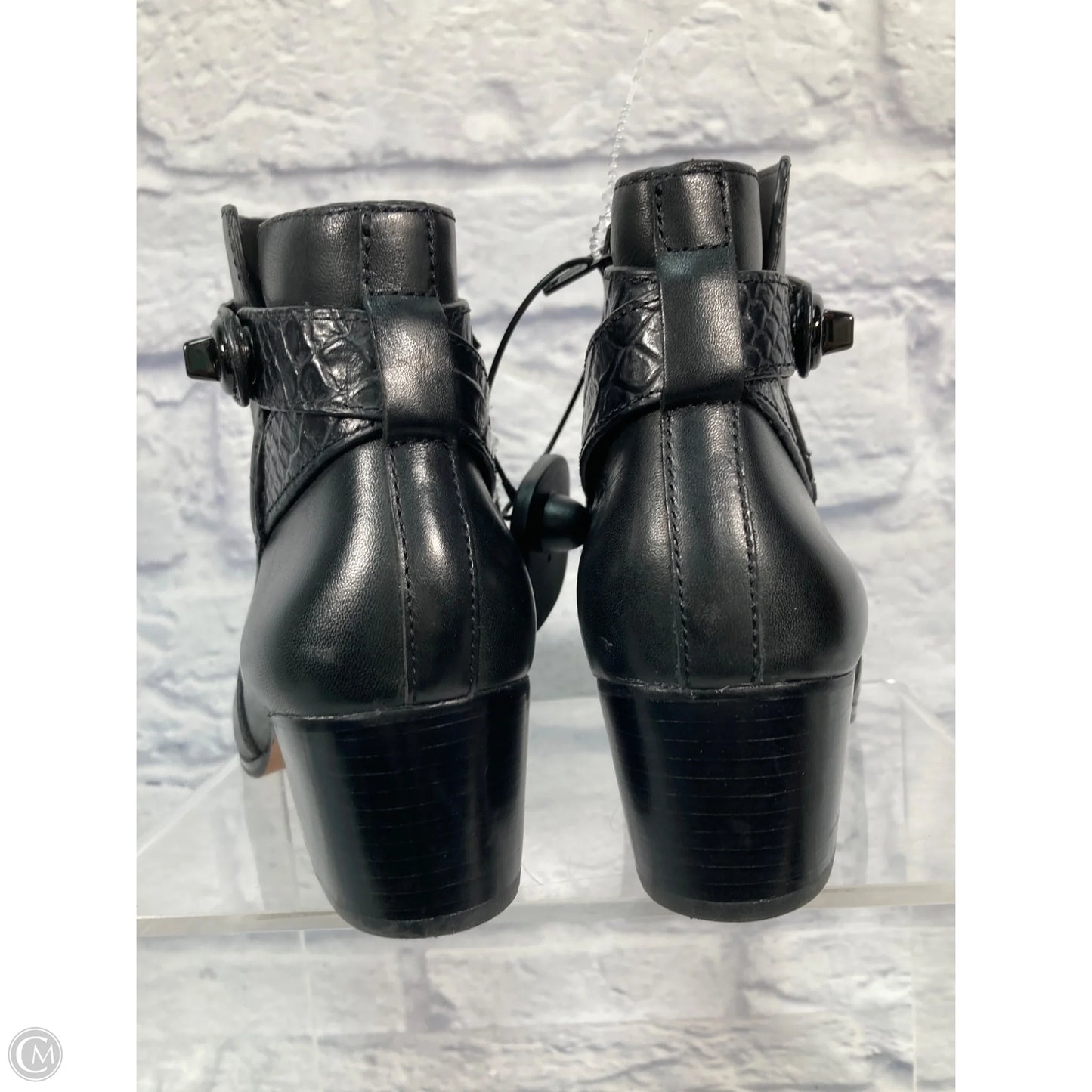 Boots Designer By Coach In Black, Size: 7