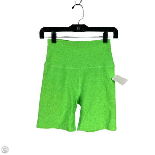 Athletic Shorts By Beyond Yoga In Green, Size: S