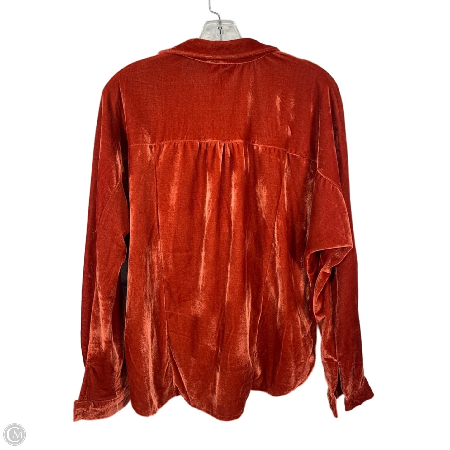 Top Long Sleeve By Clothes Mentor In Red, Size: S