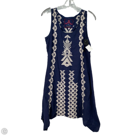 Dress Party Short By Johnny Was In Blue & White, Size: S