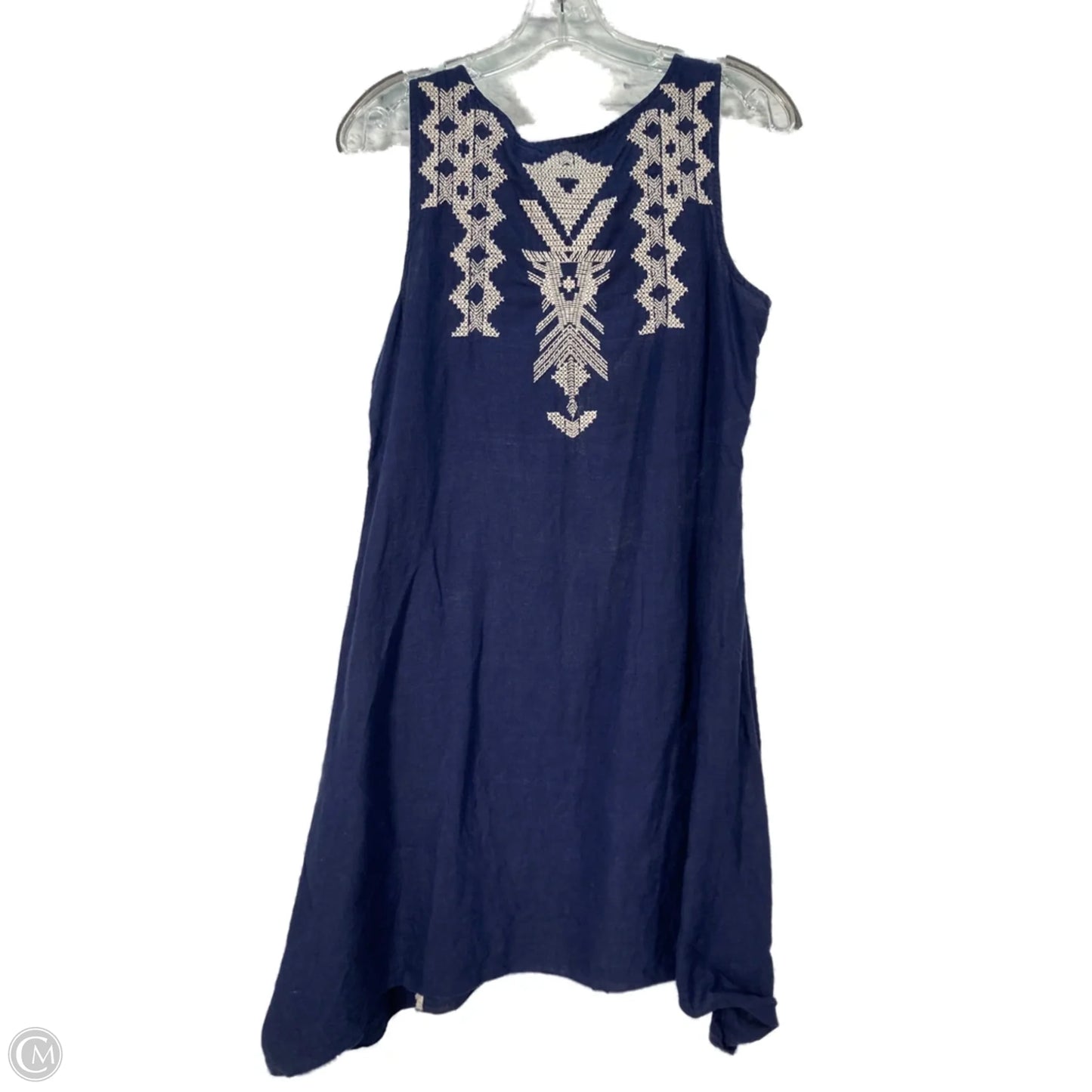 Dress Party Short By Johnny Was In Blue & White, Size: S