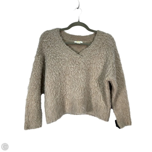 Sweater By Maeve In Tan, Size: Xxsp