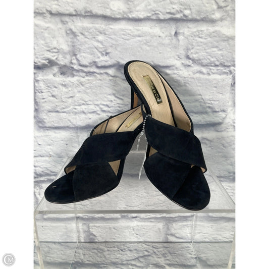 Sandals Heels Stiletto By Louise Et Cie In Black, Size: 6.5