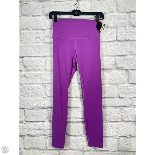 Athletic Leggings By Lululemon In Purple, Size: S