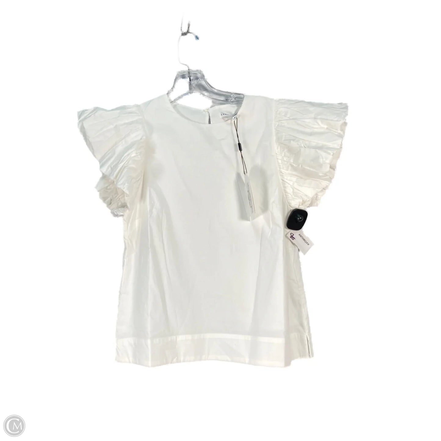 Top Short Sleeve By English Factory In White, Size: S