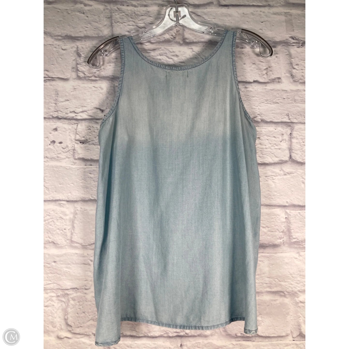 Top Sleeveless By Cloth & Stone In Blue, Size: M