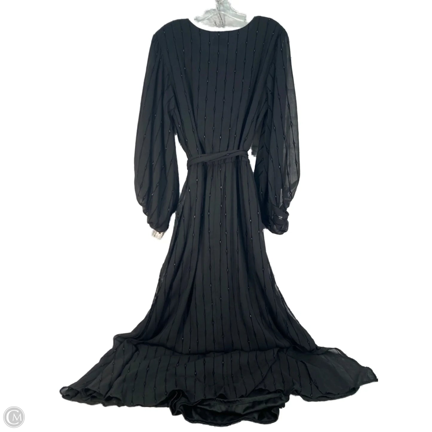 Dress Party Long By Clothes Mentor In Black, Size: L