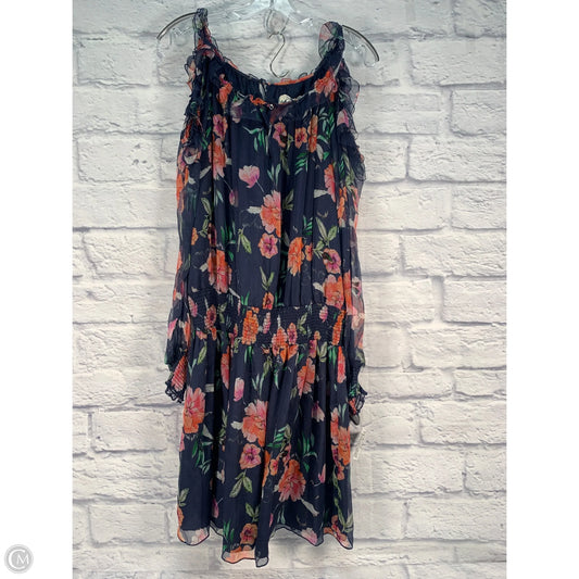 Dress Party Short By Johnny Was In Blue & Pink, Size: M