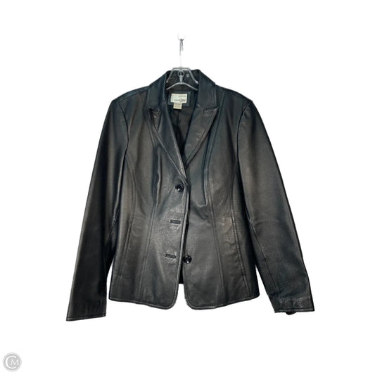 Jacket Leather By East 5th In Black, Size: M