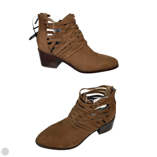 Boots Ankle Heels By 1.state In Brown, Size: 10