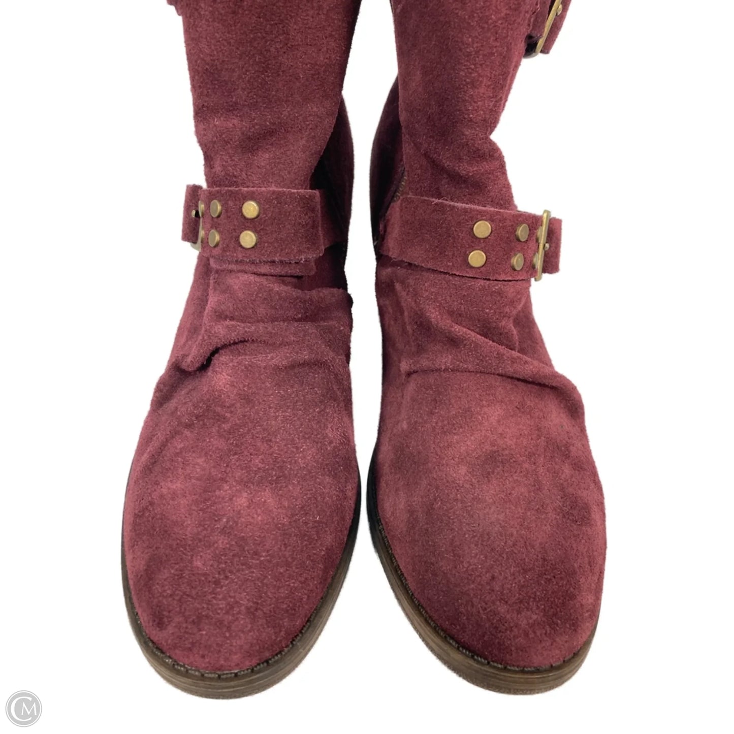 Boots Ankle Heels By Bearpaw In Purple, Size: 8
