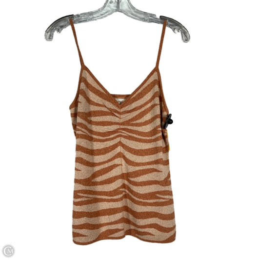 Top Sleeveless By Anthropologie In Orange, Size: Xs