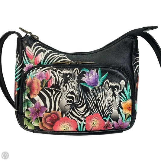 Crossbody Leather By Anuschka, Size: Small