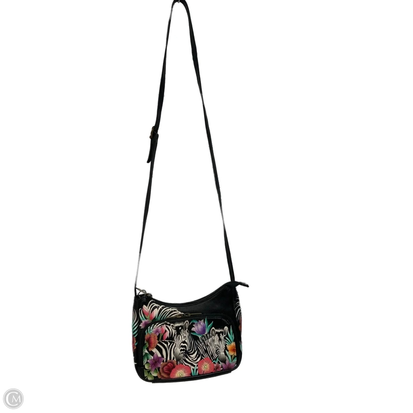 Crossbody Leather By Anuschka, Size: Small