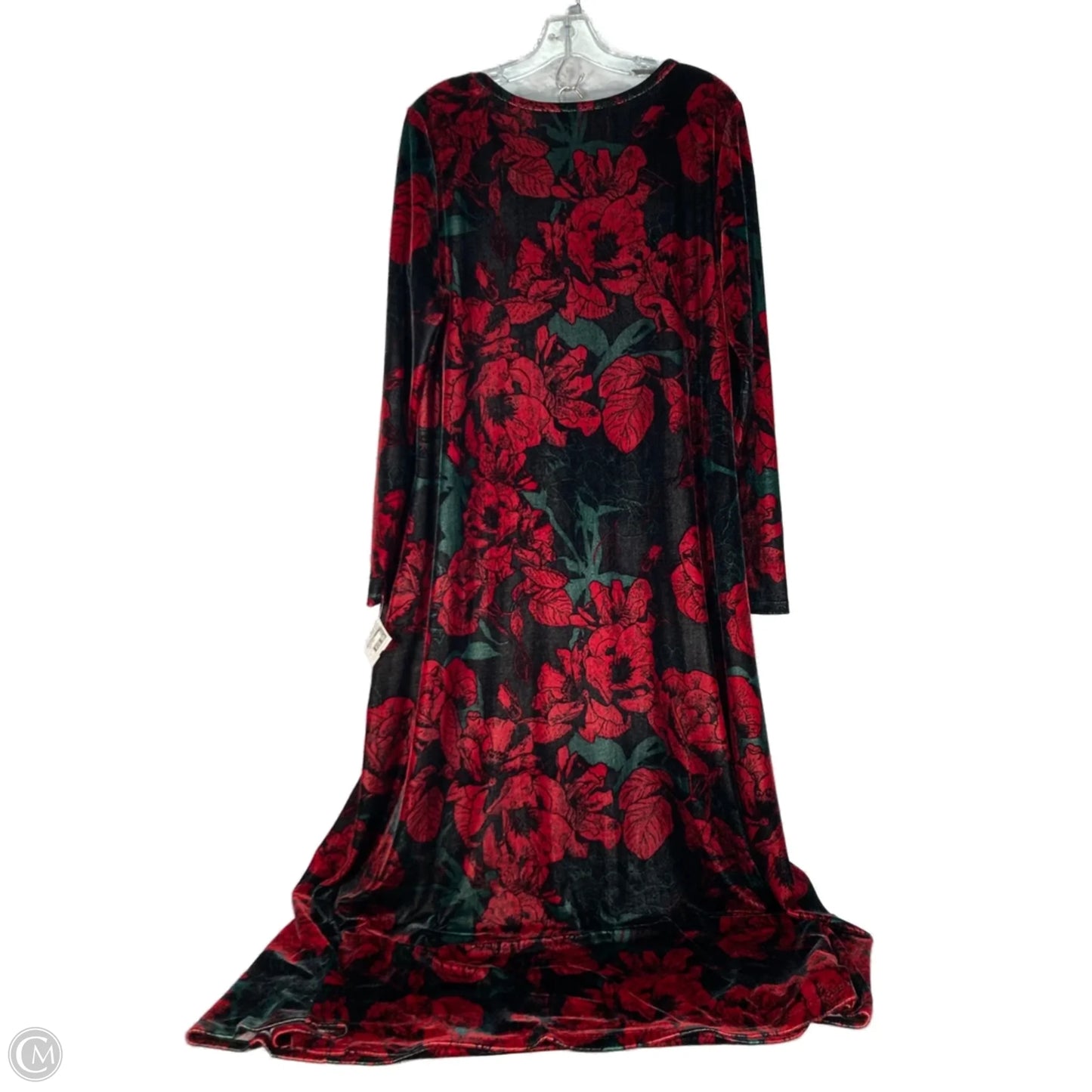 Dress Casual Maxi By Soft Surroundings In Black & Red, Size: Xl