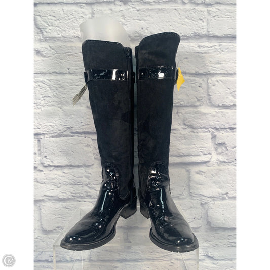 Boots Knee Heels By Cole-haan In Black, Size: 7.5