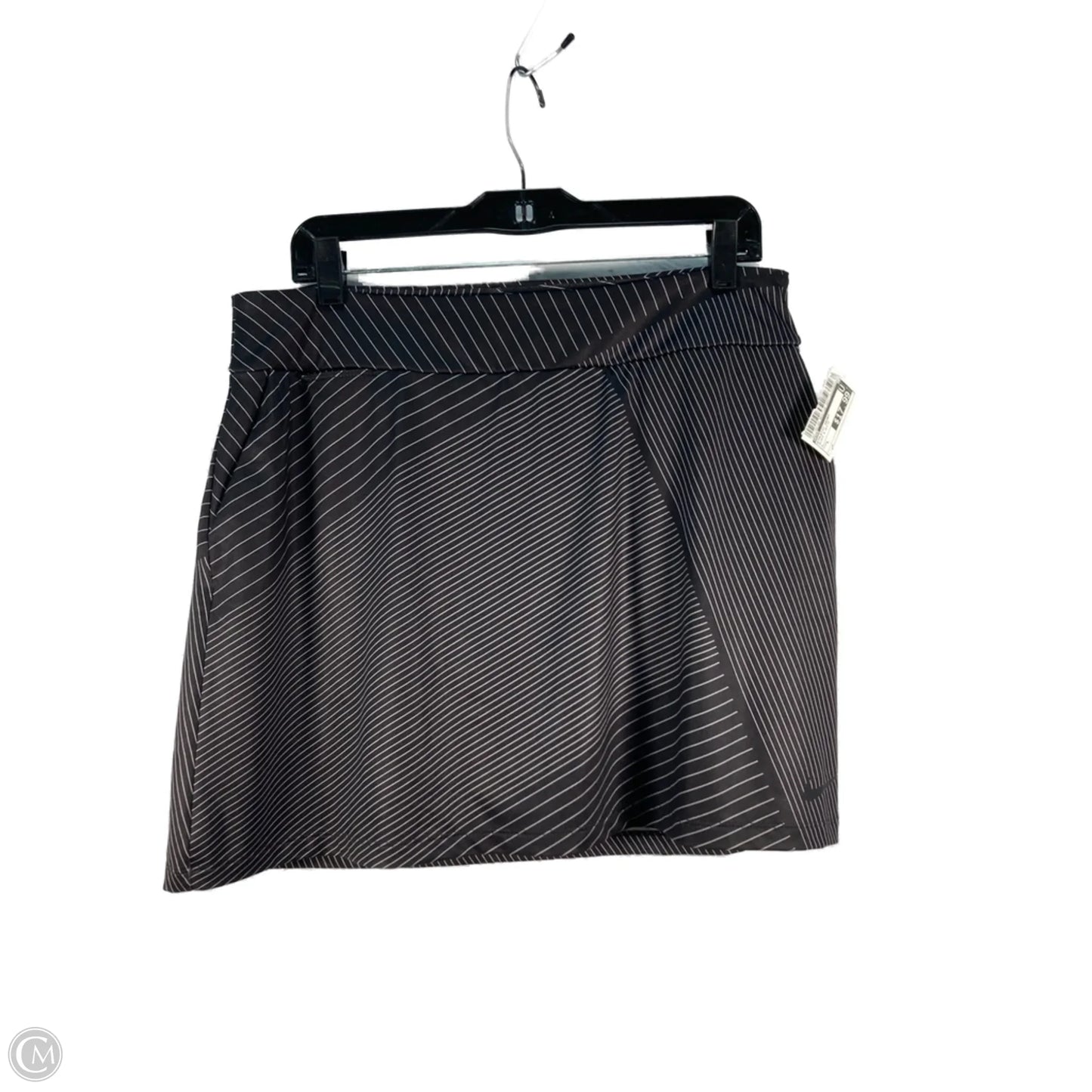 Athletic Skort By Nike In Black & White, Size: L