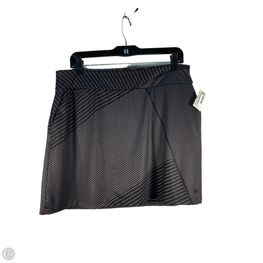 Athletic Skort By Nike In Black & White, Size: L