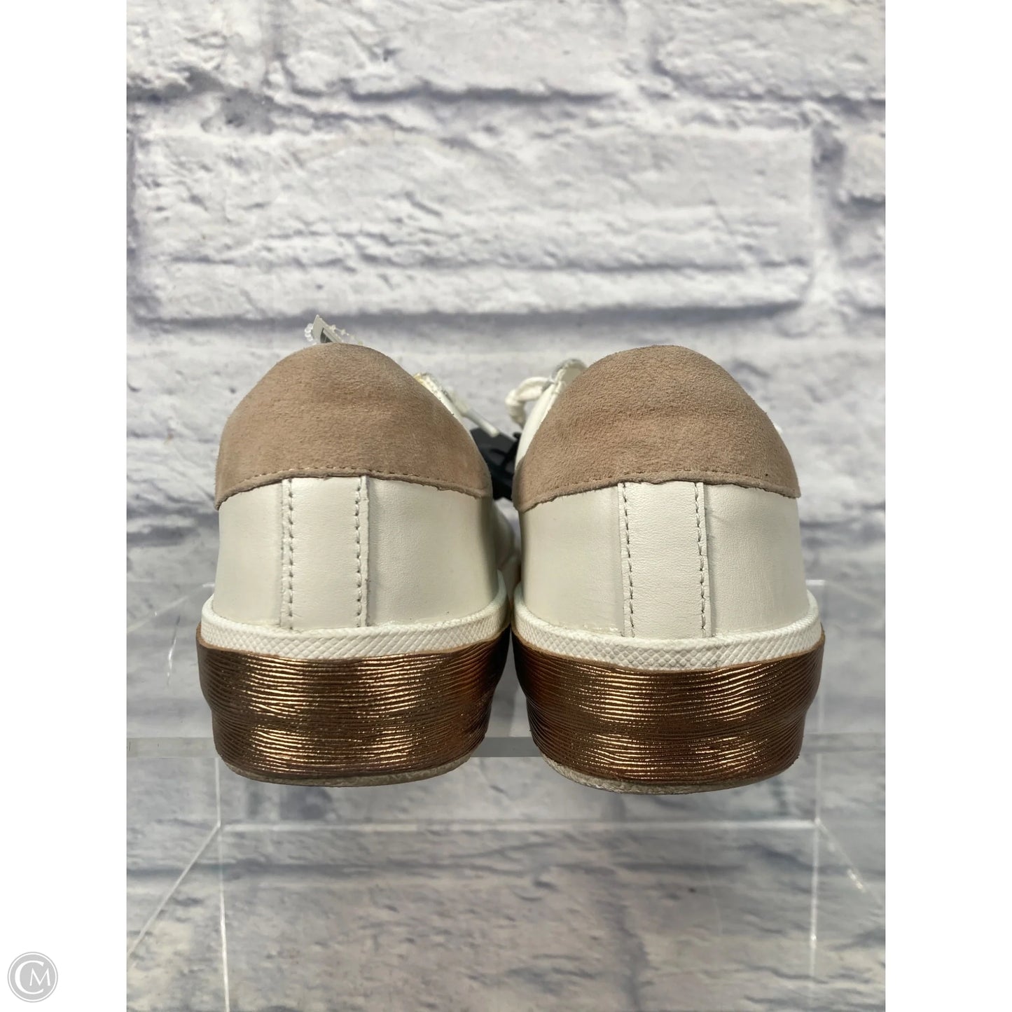 Shoes Sneakers By Dolce Vita In Cream & Grey, Size: 7