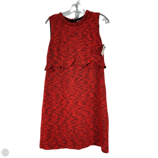 Dress Party Midi By Anthropologie In Black & Red, Size: S